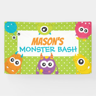 Banderoles Symbole d'anniversaire du Monster Bash