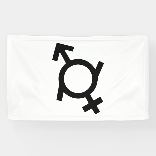 Banderoles Symbole de genre fluide (Horizontal)