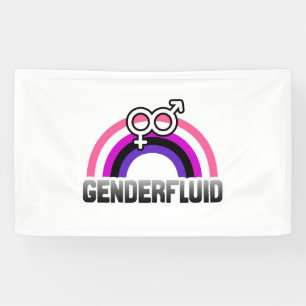 Banderoles Symbole de genre fluide
