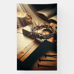 Banderoles Symboles sacrés de la Crucifixion