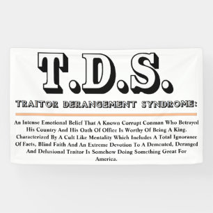 BANDEROLES SYNDROME DE DERANGEMENT DU TRAITEMENT T.D.S.