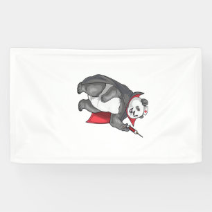 Banderoles T-shirt oversize Panda Halloween Infirmière Vampir