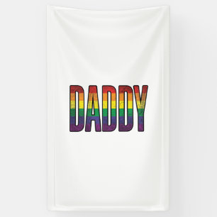 Banderoles T-Shirt Typographie Fierté Papa Arc-en-Ciel Vintag