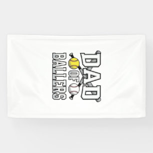 Banderoles T-shirt vintage baseball softball pour papa de jou