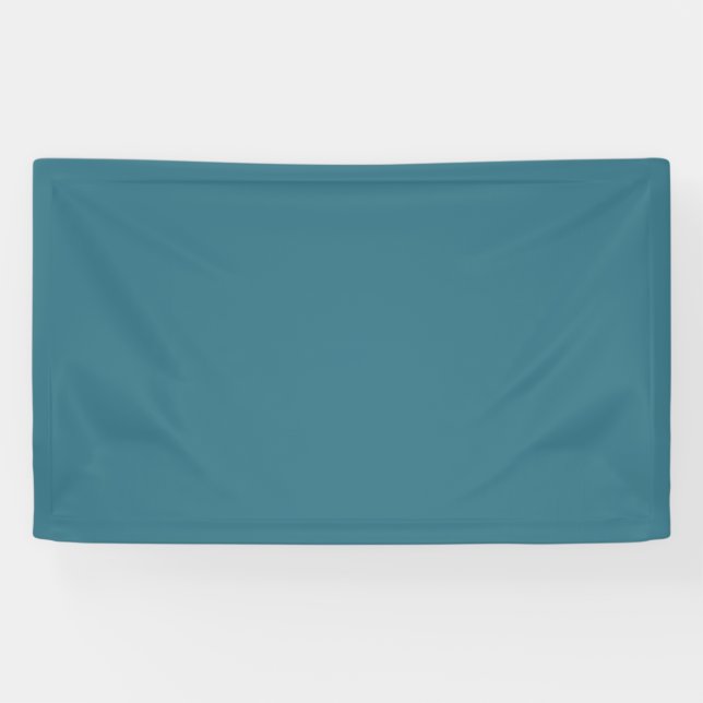 Banderoles Teal Blue Solid (Horizontal)
