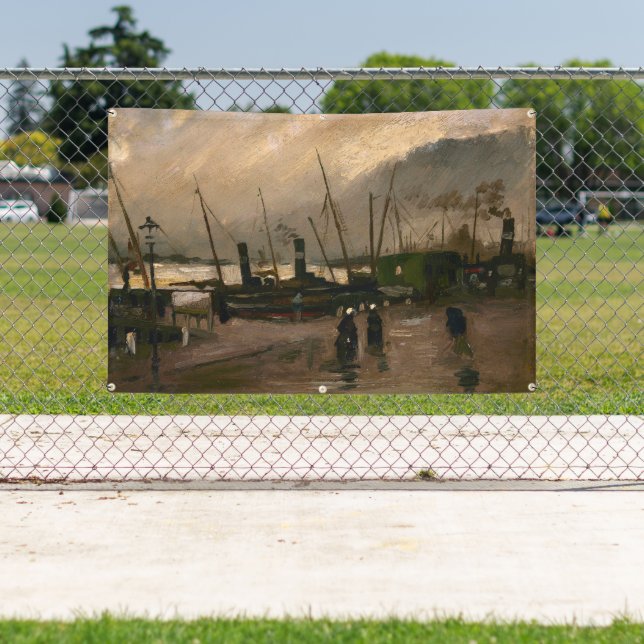 Banderoles Tempête portuaire des pêcheurs d'Amsterdam par Vin (Insitu)