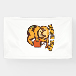 Banderoles Tenez bon bébé paresseux T-Shirt Classique