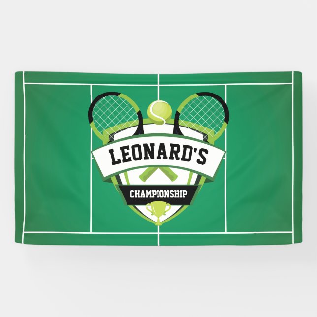 Banderoles Tenis party backdrop (Horizontal)