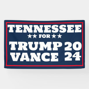 Banderoles Tennessee pour Trump Vance 2024