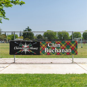 Banderoles Tente des montagnes de Buchanan de clan de