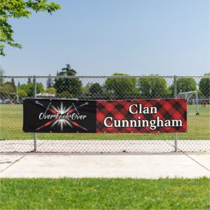 Banderoles Tente des montagnes de Cunningham de clan de
