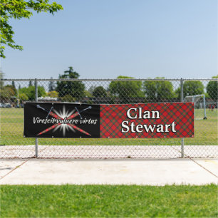 Banderoles Tente des montagnes de Stewart de clan de festival