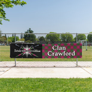 Banderoles Tente du Clan Crawford pour le Festival des Highla