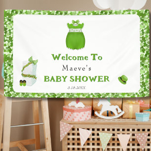 Banderoles Tenue de petit garçon chanceux shamrock bébé