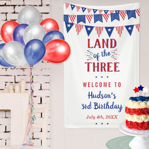 Banderoles Terre Des Trois ! 4 juillet 3ème anniversaire