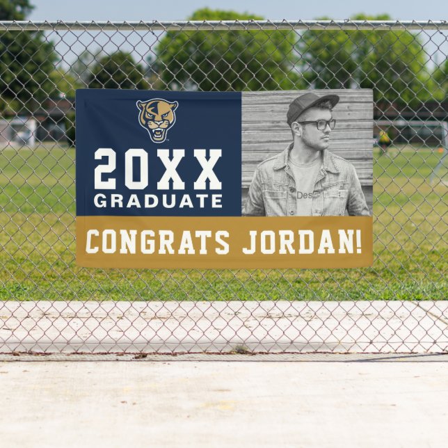 Banderoles Tête de la Panthère FIU (En situation)