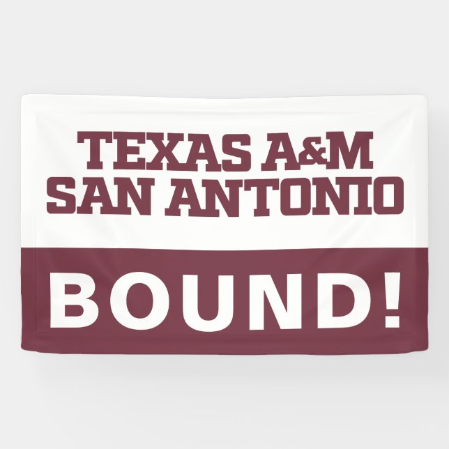 Banderoles Texas A&M San Antonio (Horizontal)