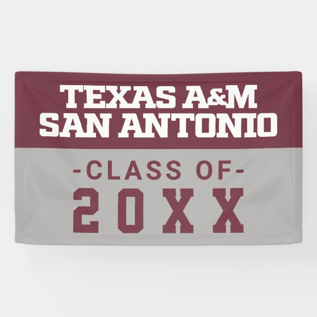 Banderoles Texas A&M San Antonio (Horizontal)