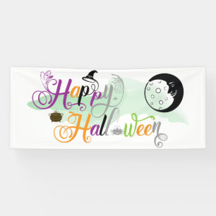 Banderoles Texte de fantaisie amusant pour Halloween