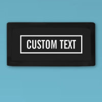 Texte modifiable moderne dans le cadre style logo 