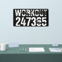 Texte usé et rayé Workout 247365 blanc