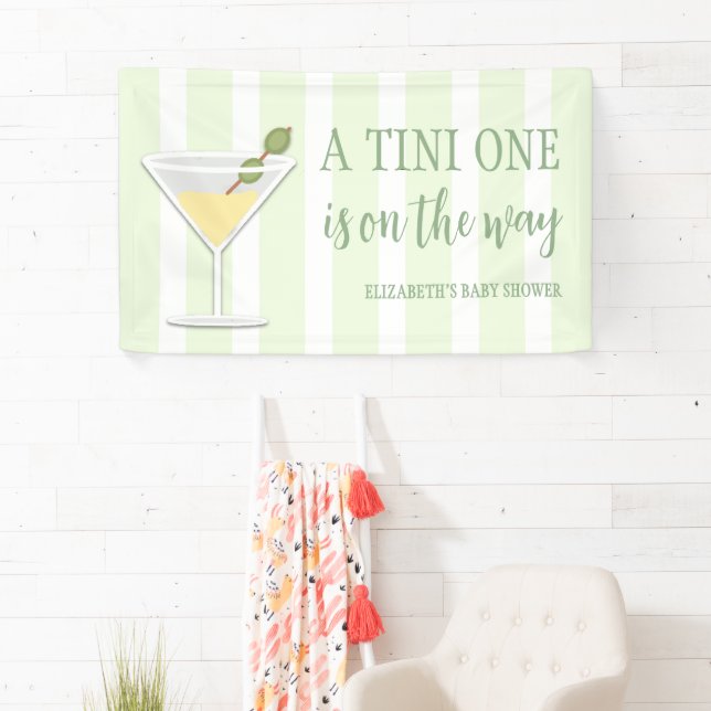 Banderoles Tini One Baby Shower (En situation)