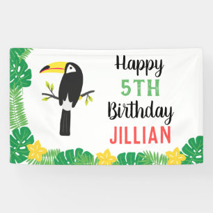 Banderoles Toucan Tutti Fruit Fruit fête d'anniversaire