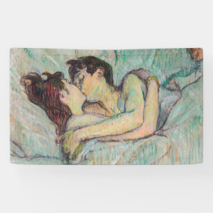 Banderoles Toulouse-Lautrec - Au lit : Le baiser