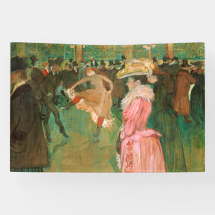 Banderoles Toulouse-Lautrec - Au Moulin Rouge, la danse