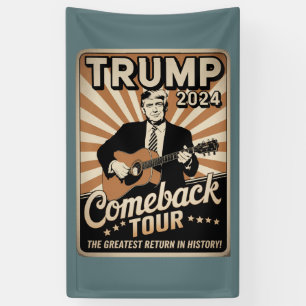 Banderoles Tournée de retour TRUMP 2024 Vintage ça déchire