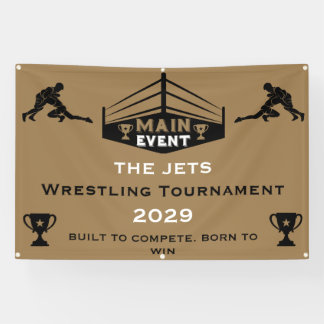 Banderoles Tournoi de lutte par équipe universitaire