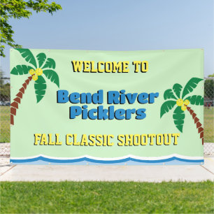 Banderoles Tournoi de Pickleball 6 x 10 en plein air