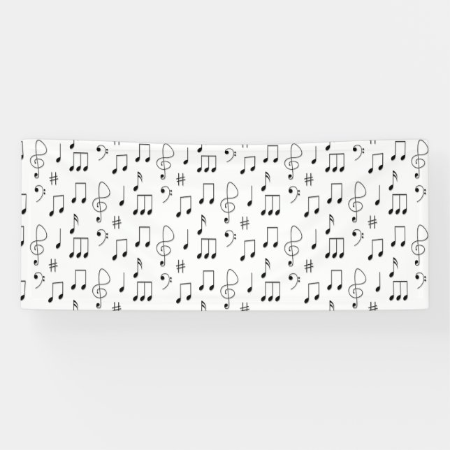 Banderoles Tout juste noté blanc (Horizontal)