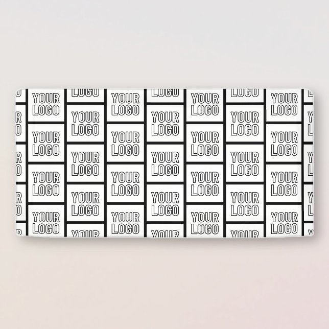 Banderoles Tout logo ou image en motif répétitif (Créateur téléchargé)