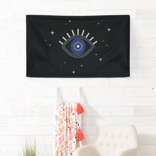 Banderoles Tout voyant oeil, talisman de protection des yeux