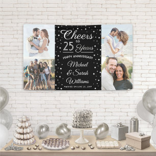 Banderoles Toute Anniversaire de mariage Félicitations 4 Phot