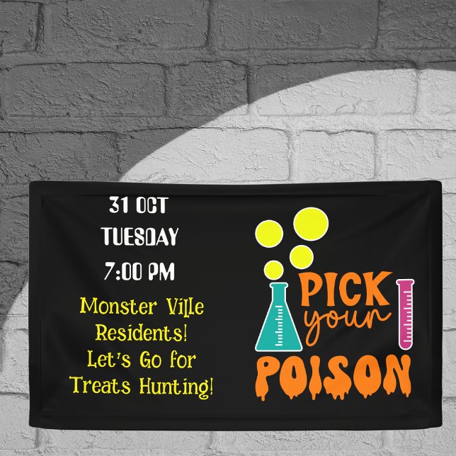 Banderoles Traite Chasse Halloween Famille communautaire (Créateur téléchargé)