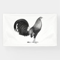 Trappe de rouge de coq de combat