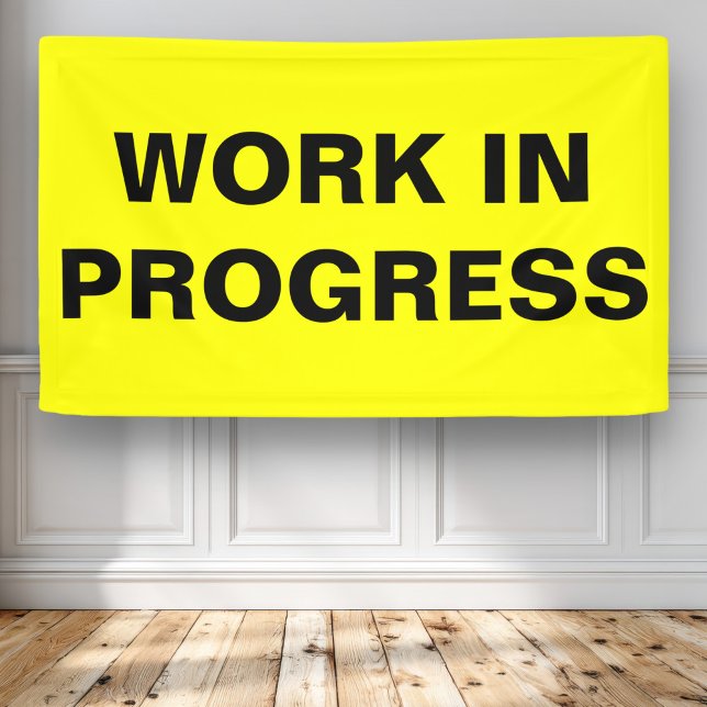 Banderoles Travail en cours (Créateur téléchargé)