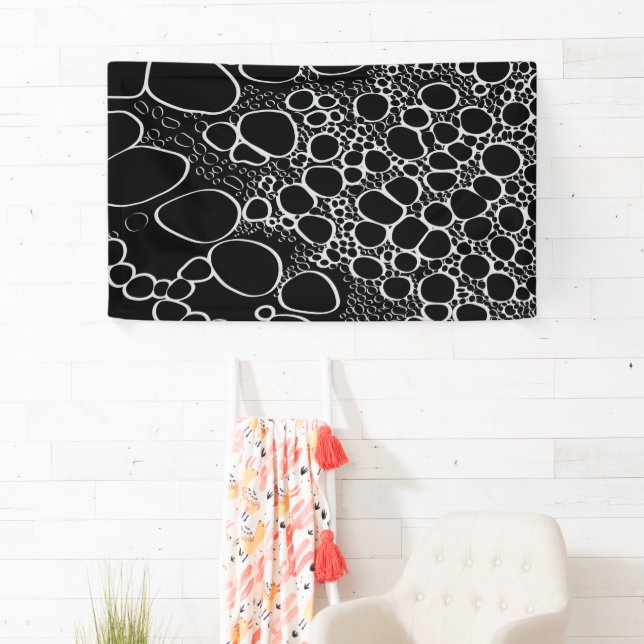 Banderoles Travail numérique Abstrait 7 (En situation)