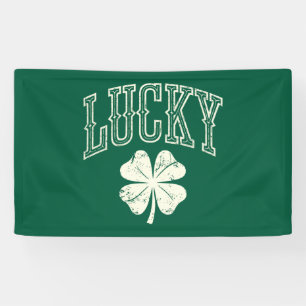 Banderoles Trèfle Chanceux de la Saint-Patrick Vintage 