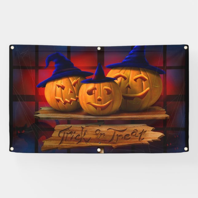 Banderoles Trick or Treat Halloween (Horizontal)