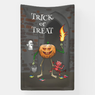 Banderoles Trick ou Treat Halloween