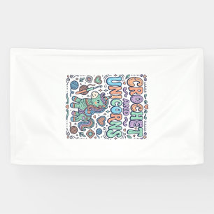 Banderoles Tricot de licorne et autocollant Kawaii de licorne
