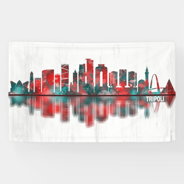 Banderoles Tripoli Skyline (Horizontal)