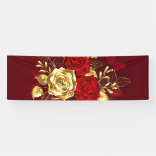 Banderoles Trois Roses de bijoux