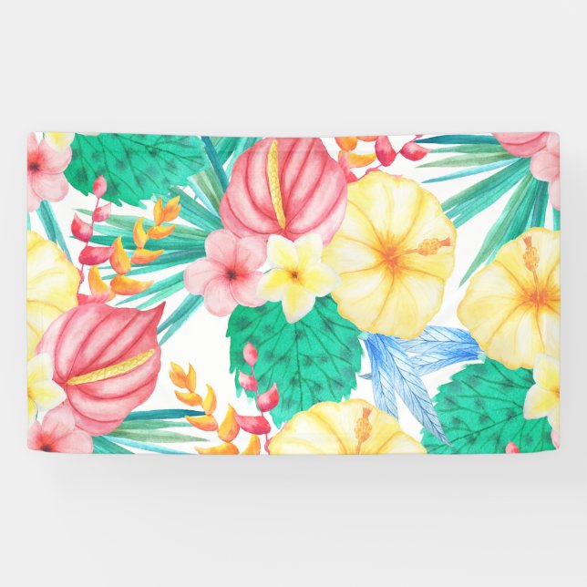Banderoles Tropical moderne (Horizontal)
