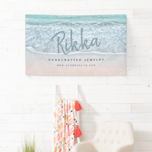 Banderoles Tropical Ocean & Sandy Beach Bijouterie