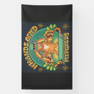 Banderoles Trouvez votre Pot d'Or Jour de Joie rempli de Vert