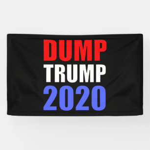 Banderoles Trump 2020 contre Trump